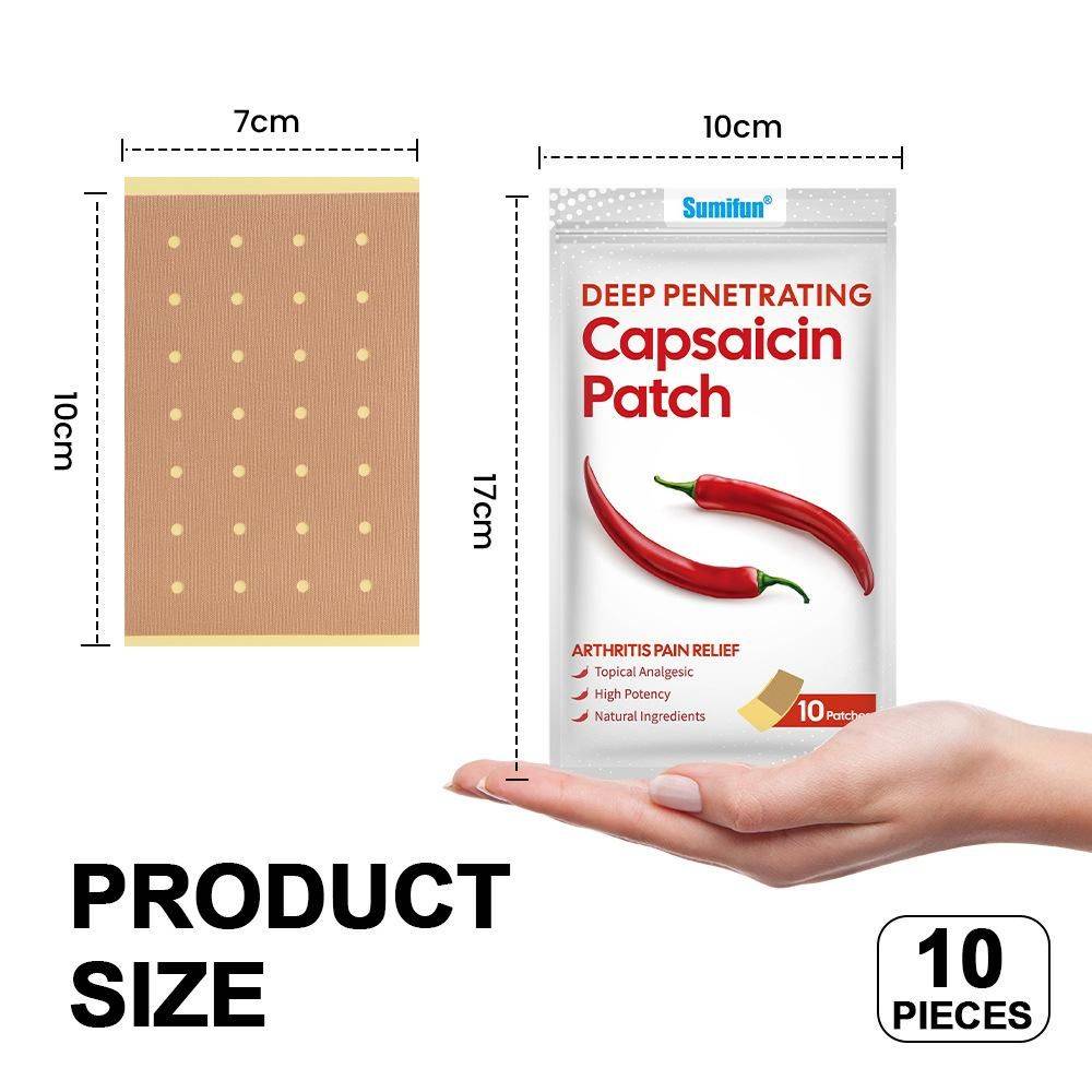 10 pcs/pack Soothing Chili Pain Relief Patch for Back Muscle Pain #15