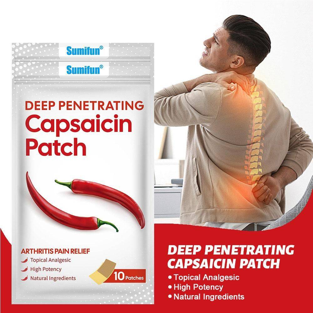 10 pcs/pack Soothing Chili Pain Relief Patch for Back Muscle Pain #2
