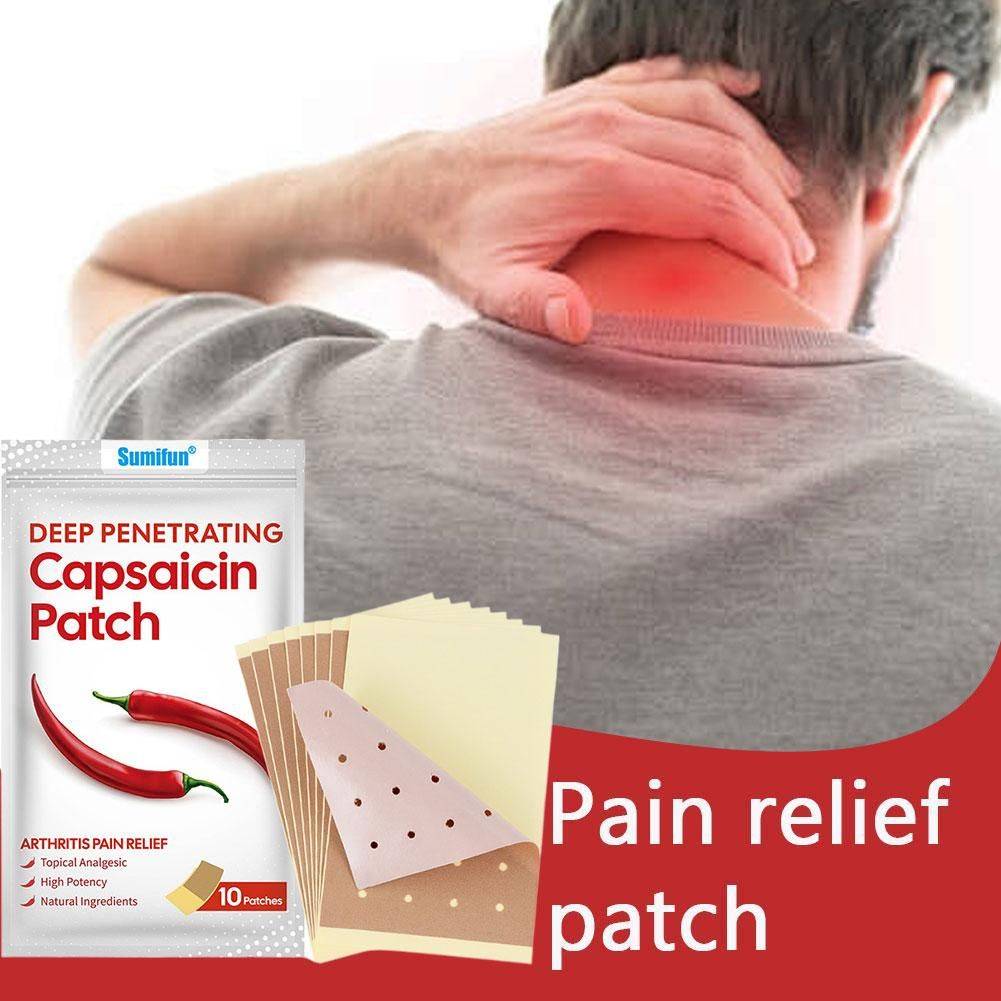10 pcs/pack Soothing Chili Pain Relief Patch for Back Muscle Pain #5