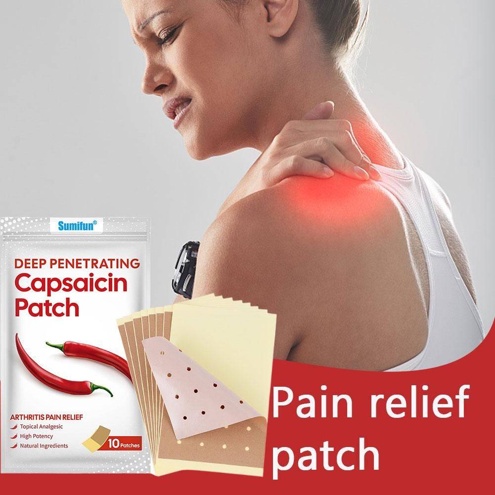 10 pcs/pack Soothing Chili Pain Relief Patch for Back Muscle Pain #4