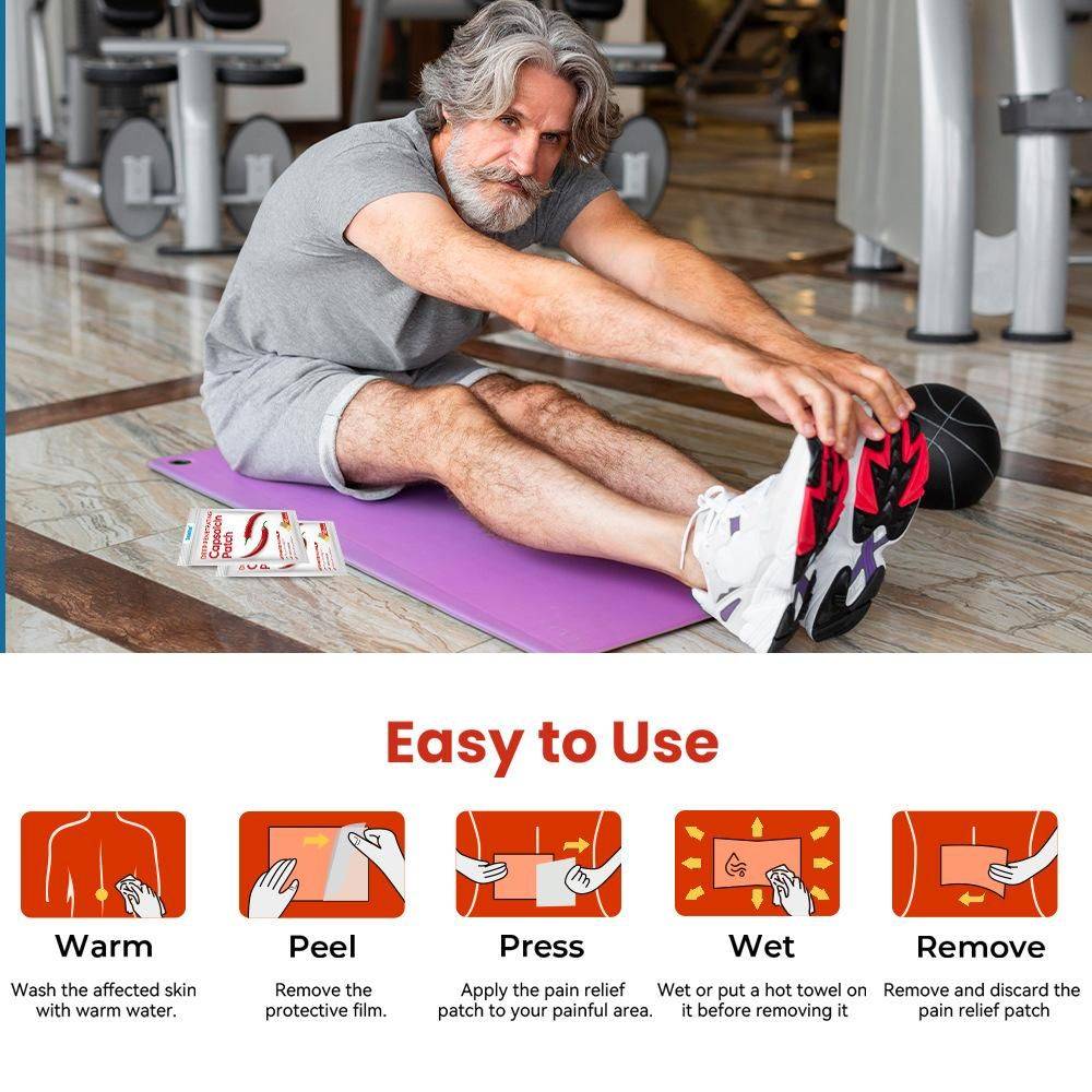10 pcs/pack Soothing Chili Pain Relief Patch for Back Muscle Pain #14