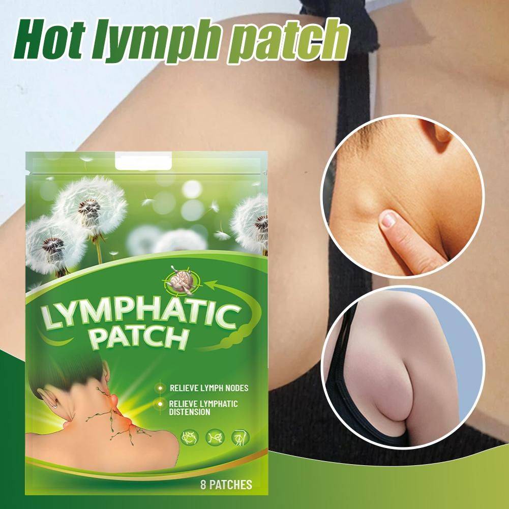 Harmonious 8‑Piece Thermoplastic Lymphatic Drainage Patch Pack – Light Blue #13