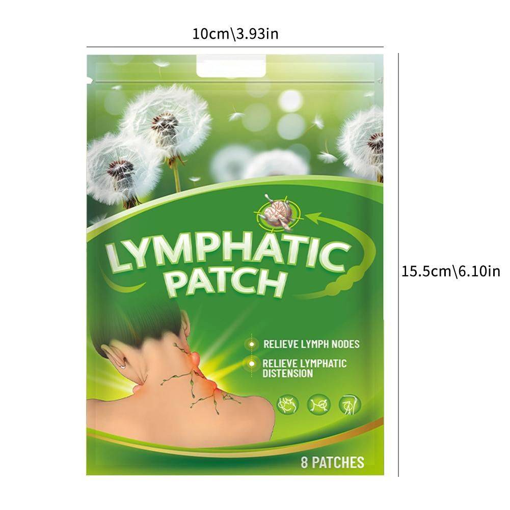 Harmonious 8‑Piece Thermoplastic Lymphatic Drainage Patch Pack – Light Blue #3