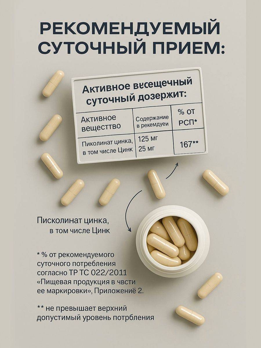 Zinc Picolinate 60 Capsules #6