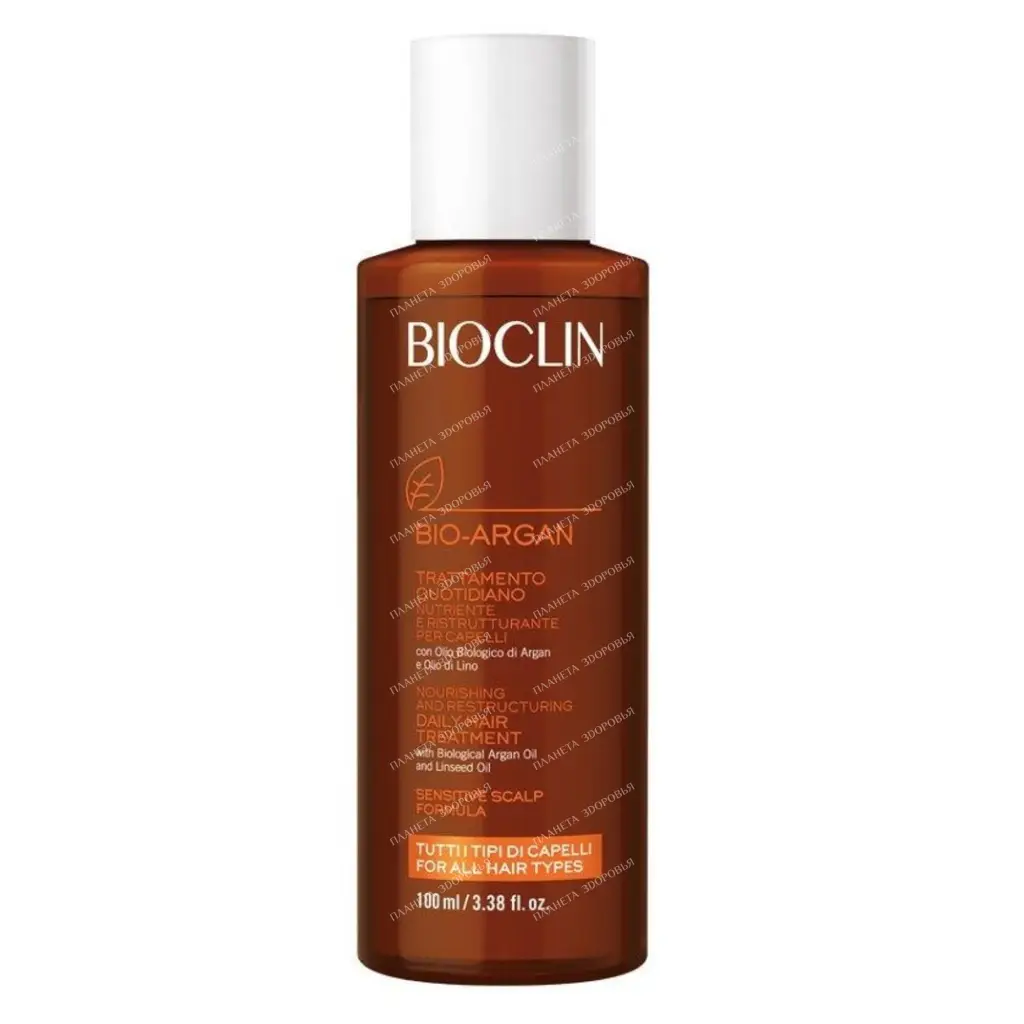 BIOCLIN BIO-ARGAN Nourishing and regenerating daily care emulsion for all hair types, 100 ml