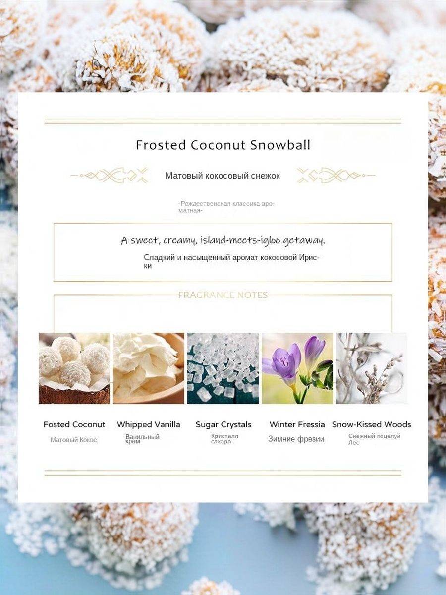 Bath& Body Works Frosted Coconut Snowball Hand Antiseptic 29ml #2