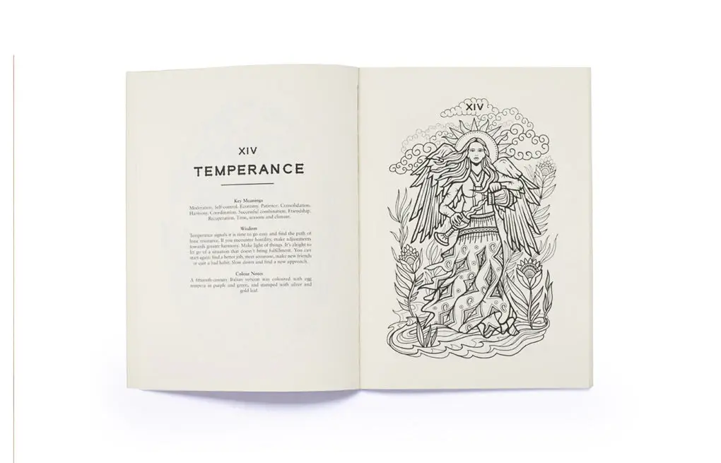 Tarot Colouring Book фото книги 3