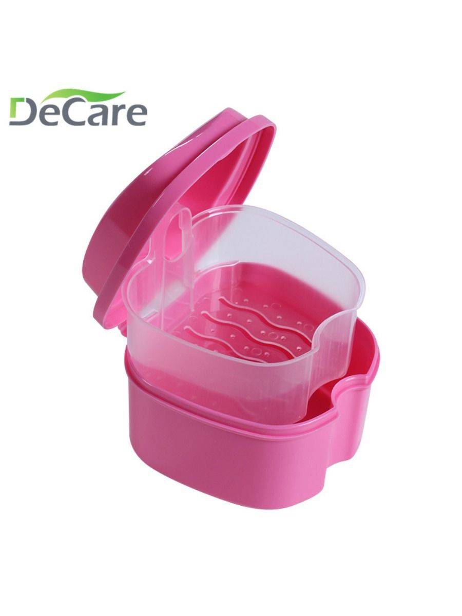 Dental Prosthesis Container, White, 9 × 8.5 cm #3