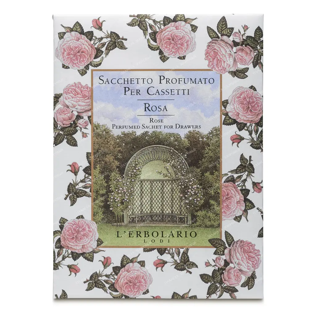 L'Erbolario "ROSE" Scented sachet for chest of drawers