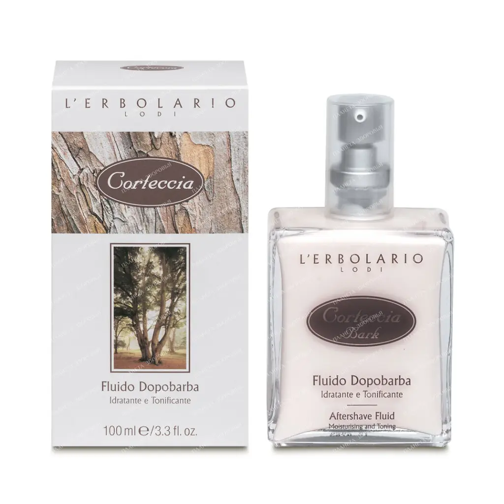 L'Erbolario "WOOD BARK" Emulsion after shave 100 ml
