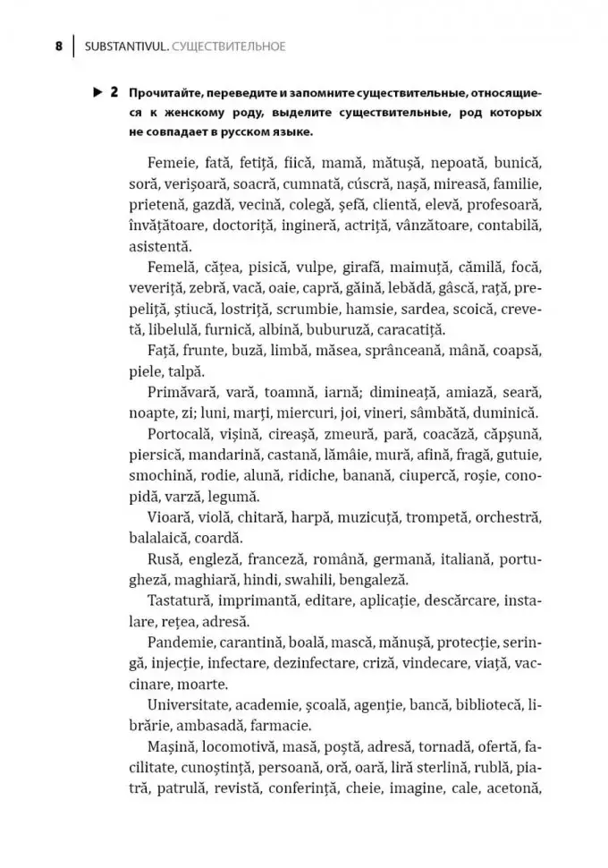 Румынский язык. Сборник упражнений по грамматике. Уровень B1-B2. Современная лексика, проверочный тест, ключи к упражнениям фото книги 5