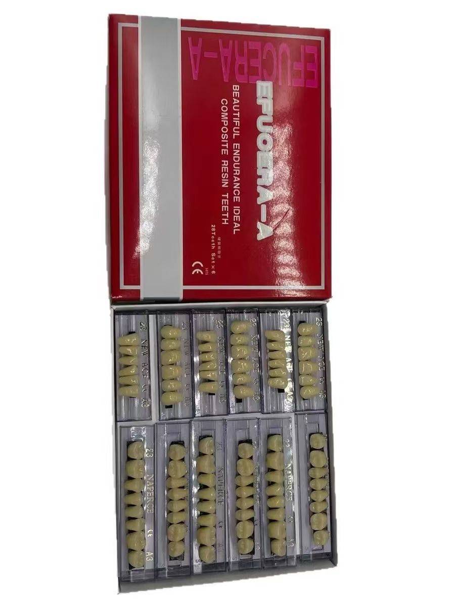 Acrylic Teeth Set for Prosthodontics – Beige #3