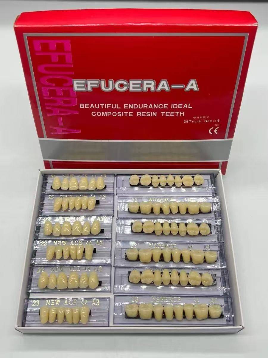 Acrylic Teeth Set for Prosthodontics – Beige #2