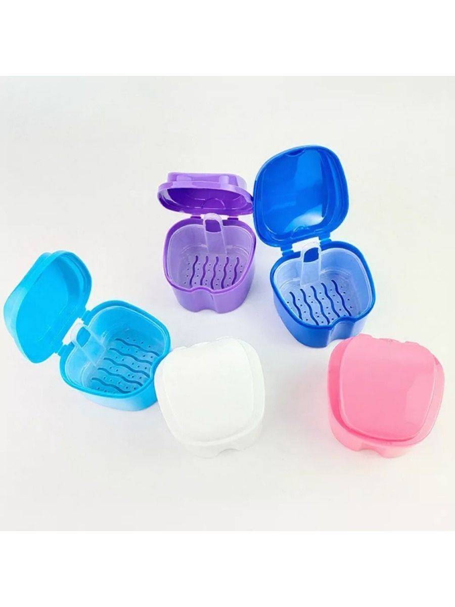 Compact Universal Dental Prosthetics Container – ABS Plastic Case, 3 Pack #6