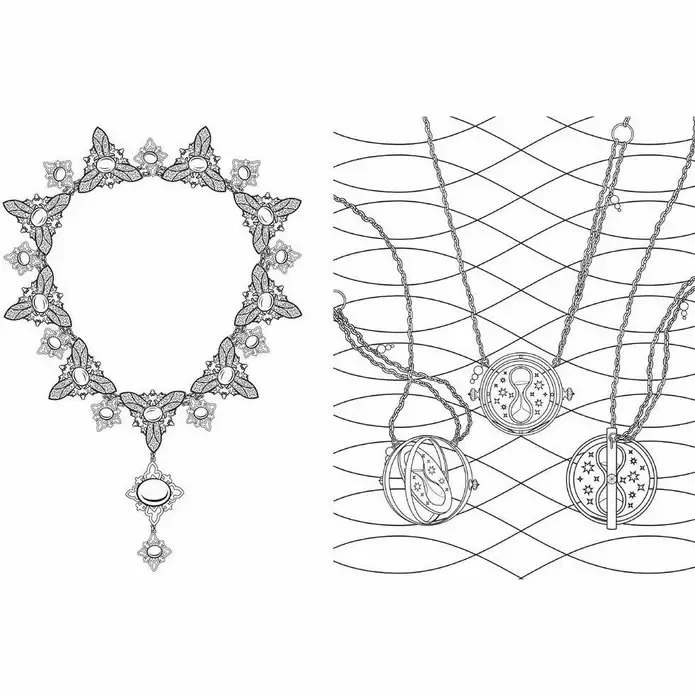 Harry Potter Magical Artefacts Colouring Book фото книги 3