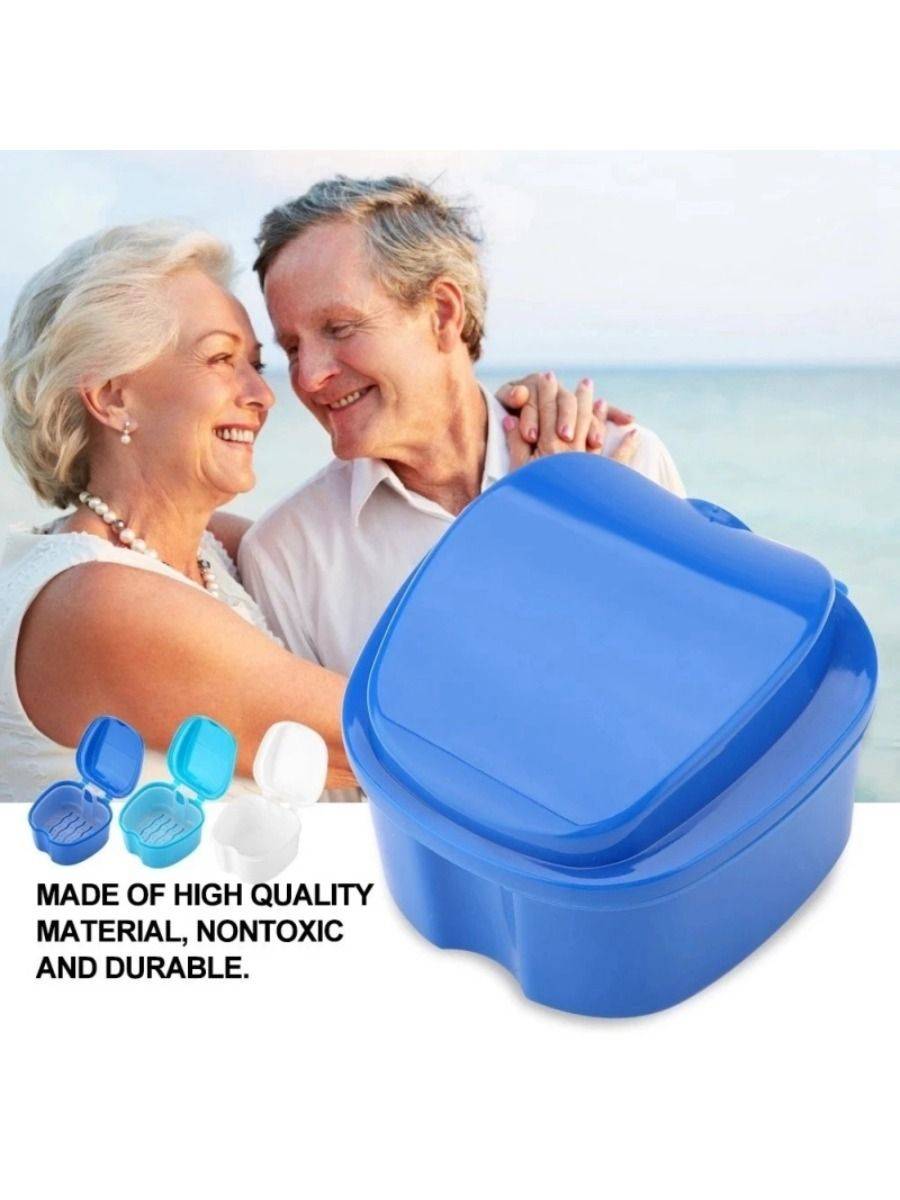 Compact Universal Dental Prosthetics Container – ABS Plastic Case, 3 Pack #4