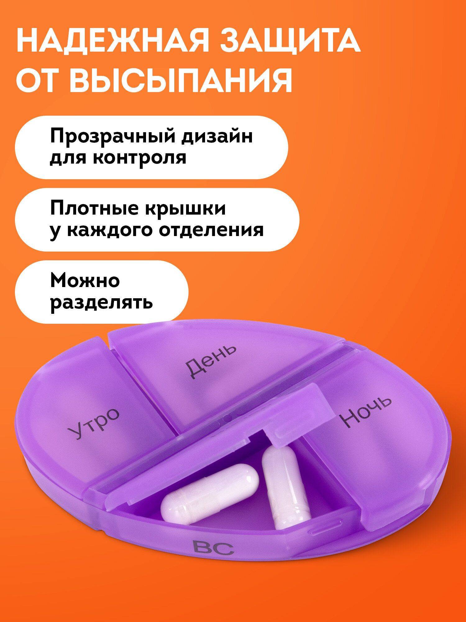 DASWERK 7-Day Pill Box Organizer, 28 Sections, White Plastic #5