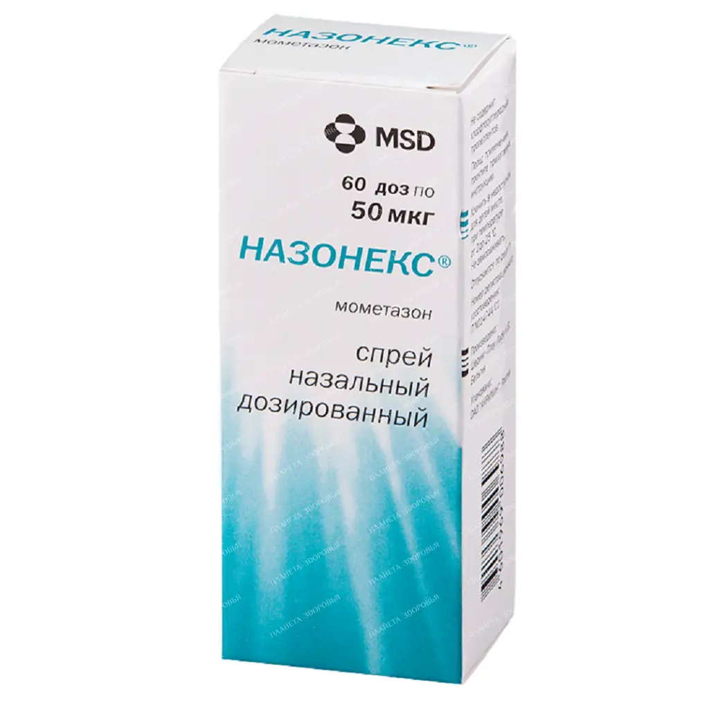 Nasonex nasal spray dosed 50mcg/dose 140 doses №1