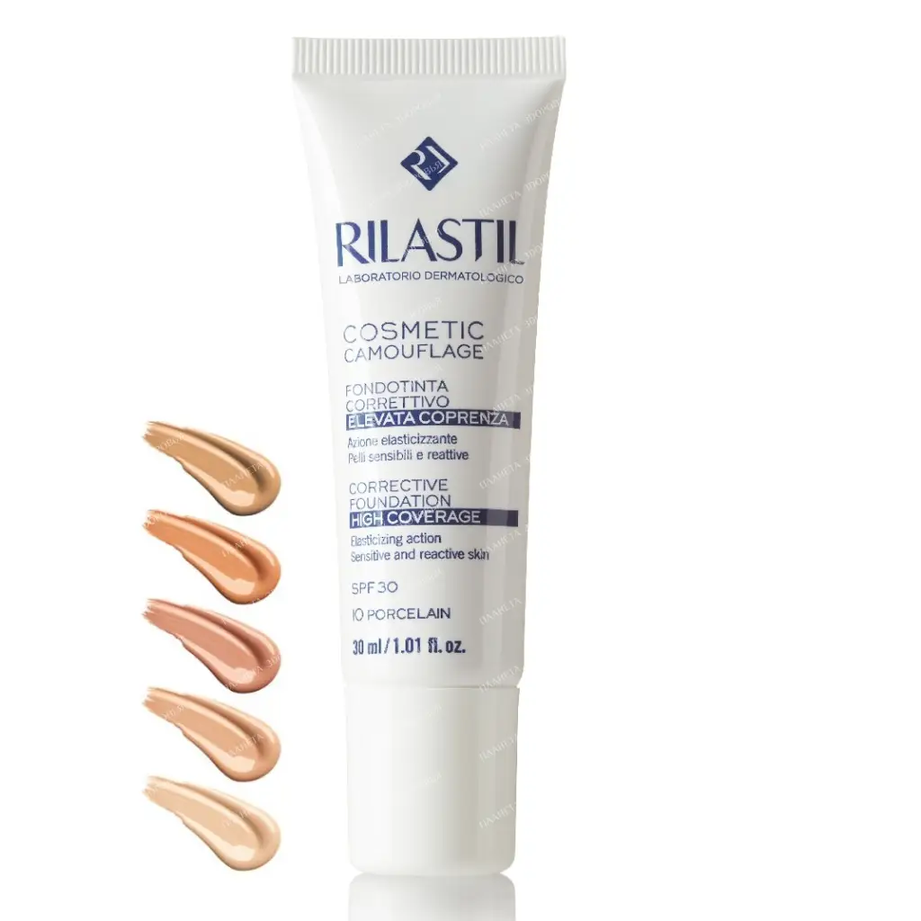 Rilastil COSMETIC CAMOUFLAGE High coverage corrective foundation SPF30, 40 (sand), 30 ml