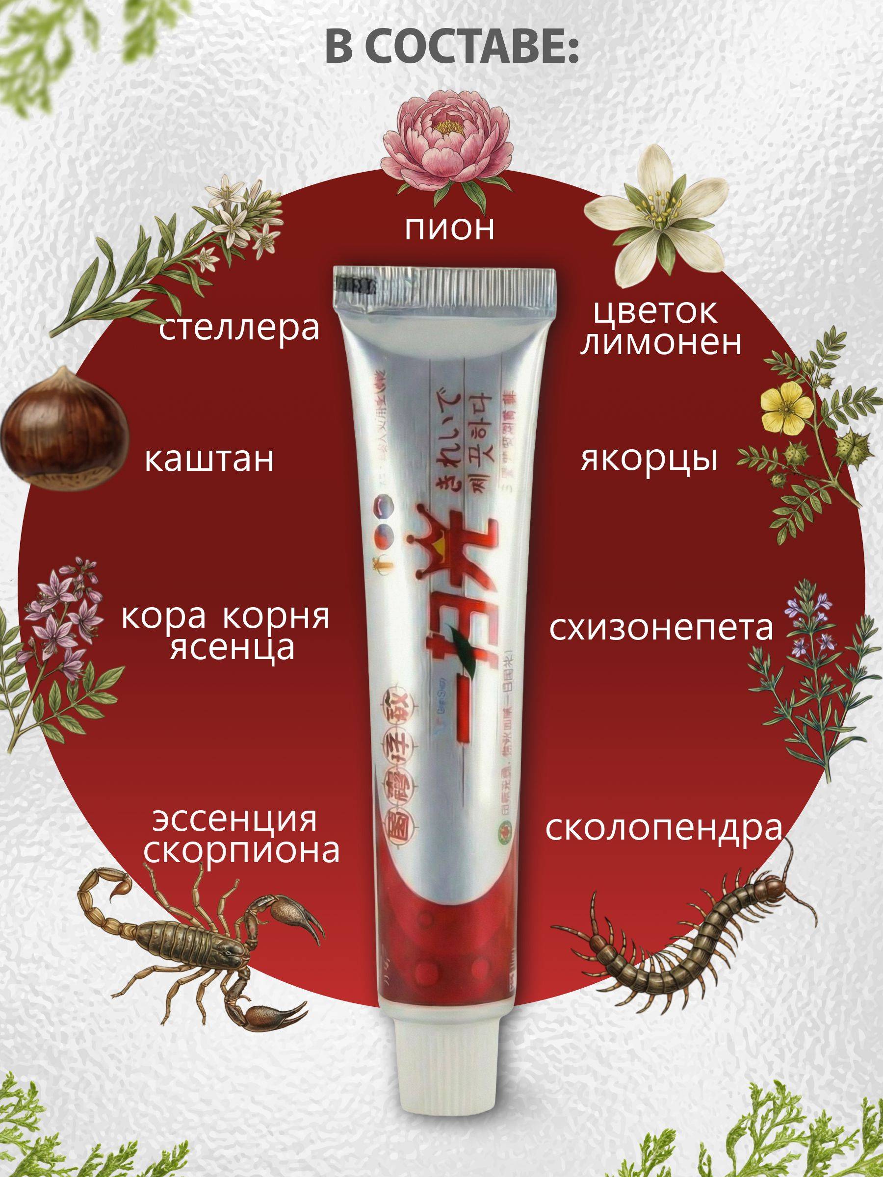 Dabro Chinese medicinal ointment for skin, 15 g tube, 2-count pack #4