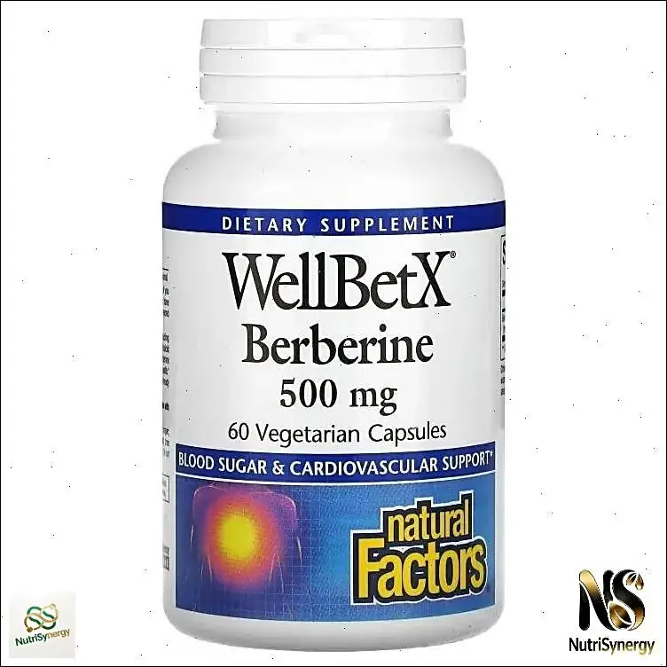 WellBetX Berberine 500 mg Capsules 60 Pack #1