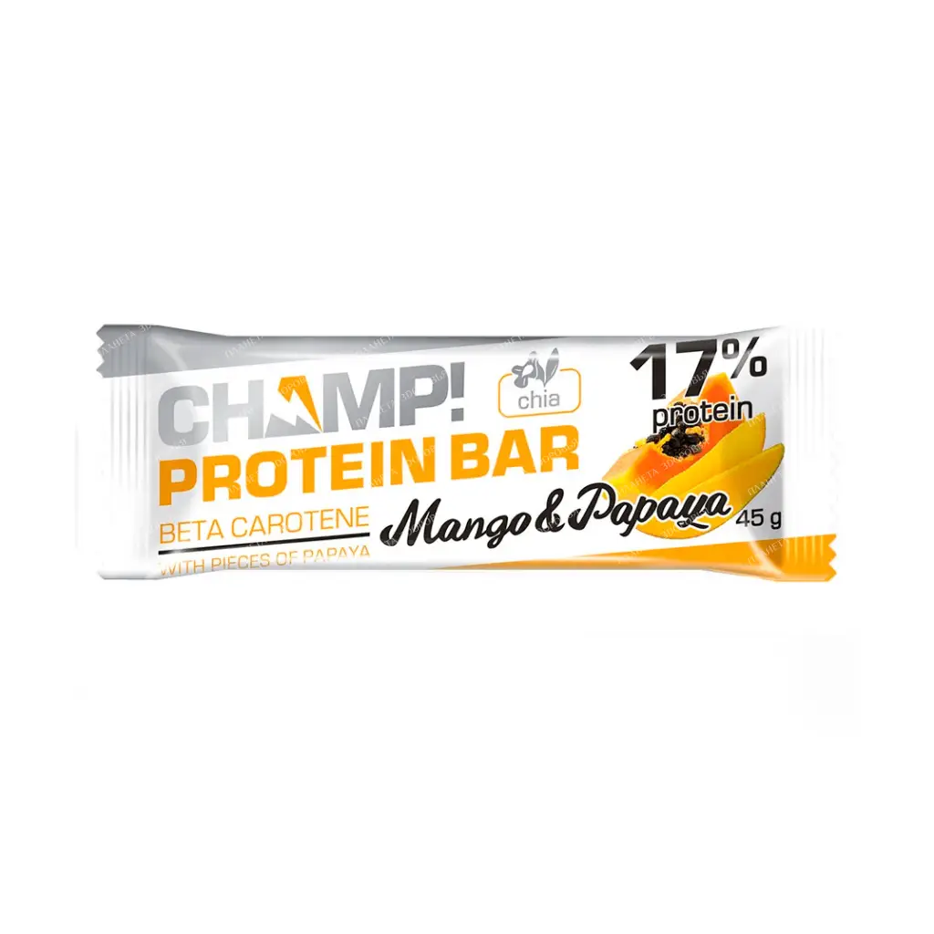 Protein bar "Mango-papaya". Packing 45 g.