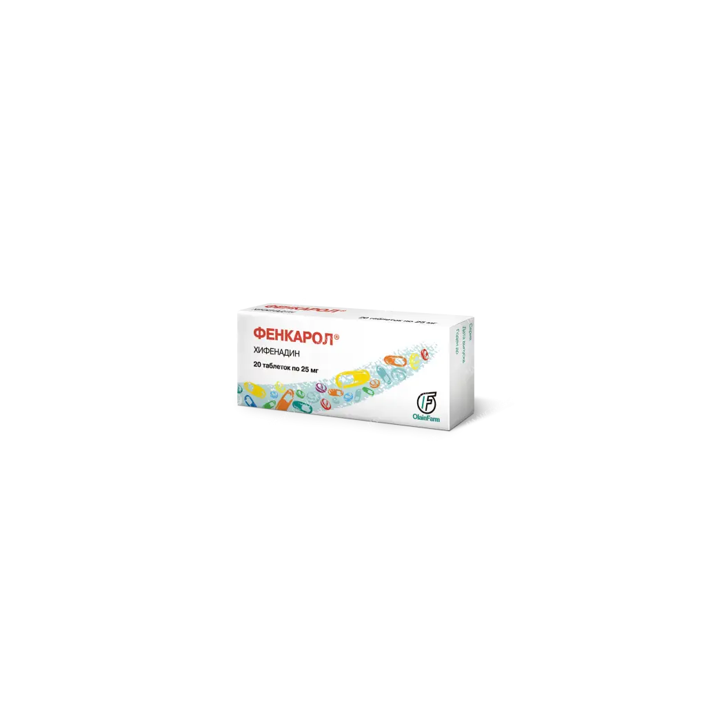 Fencarol tablets 25mg №10x2