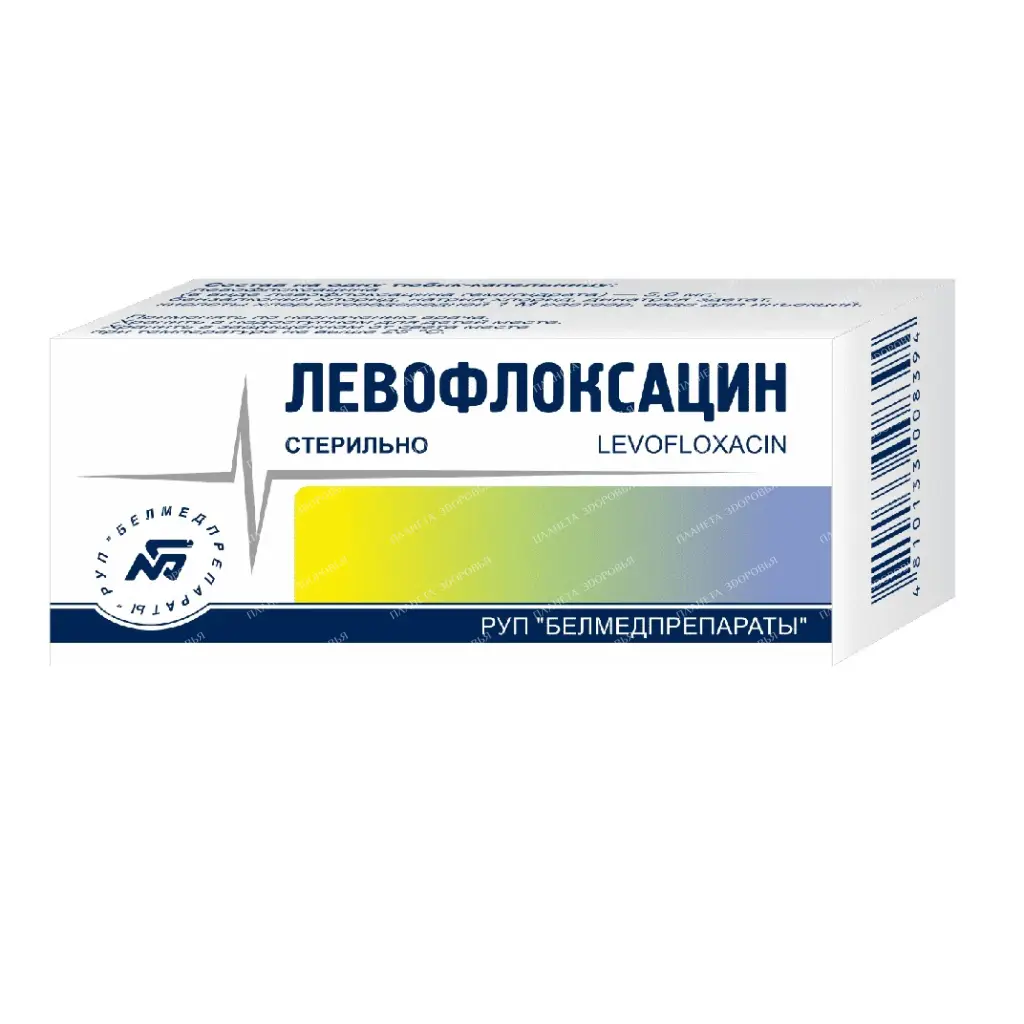 Levofloxacin eye drops 5mg/ml 5ml with dropper cap №1