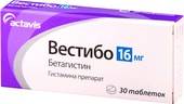 Actavis Vestibo, 16 mg, 30 tablets