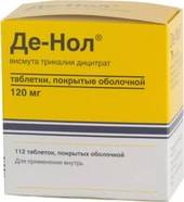 Astellas De Nol, 120 mg, 112 tablets