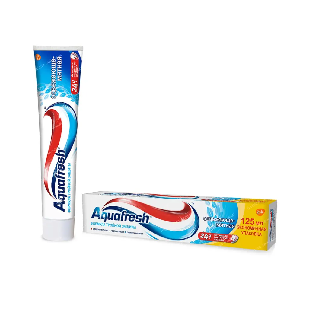 Aquafresh Toothpaste Refreshing mint (Aquafresh Fresh & Minty), 125 ml