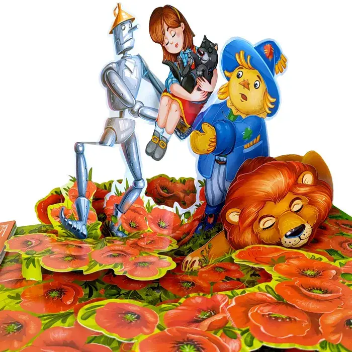 Книга с объемными картинками "Волшебник Изумрудного города" фото книги 2