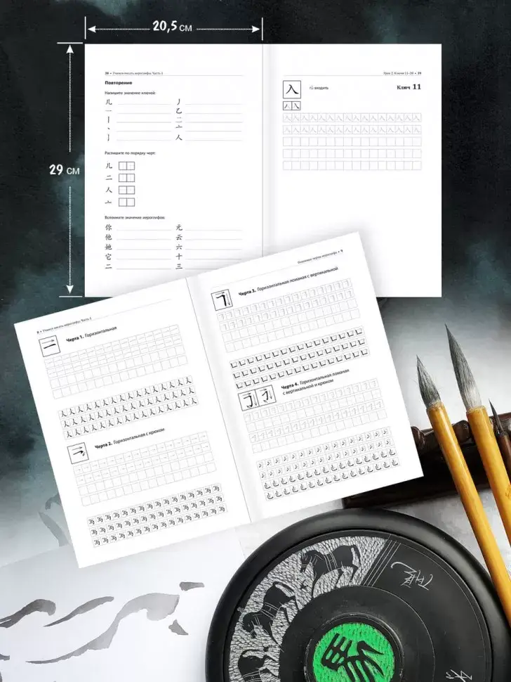 Учимся писать китайские иероглифы. Прописи с упражнениями. Часть 1. 2-е издание фото книги 10