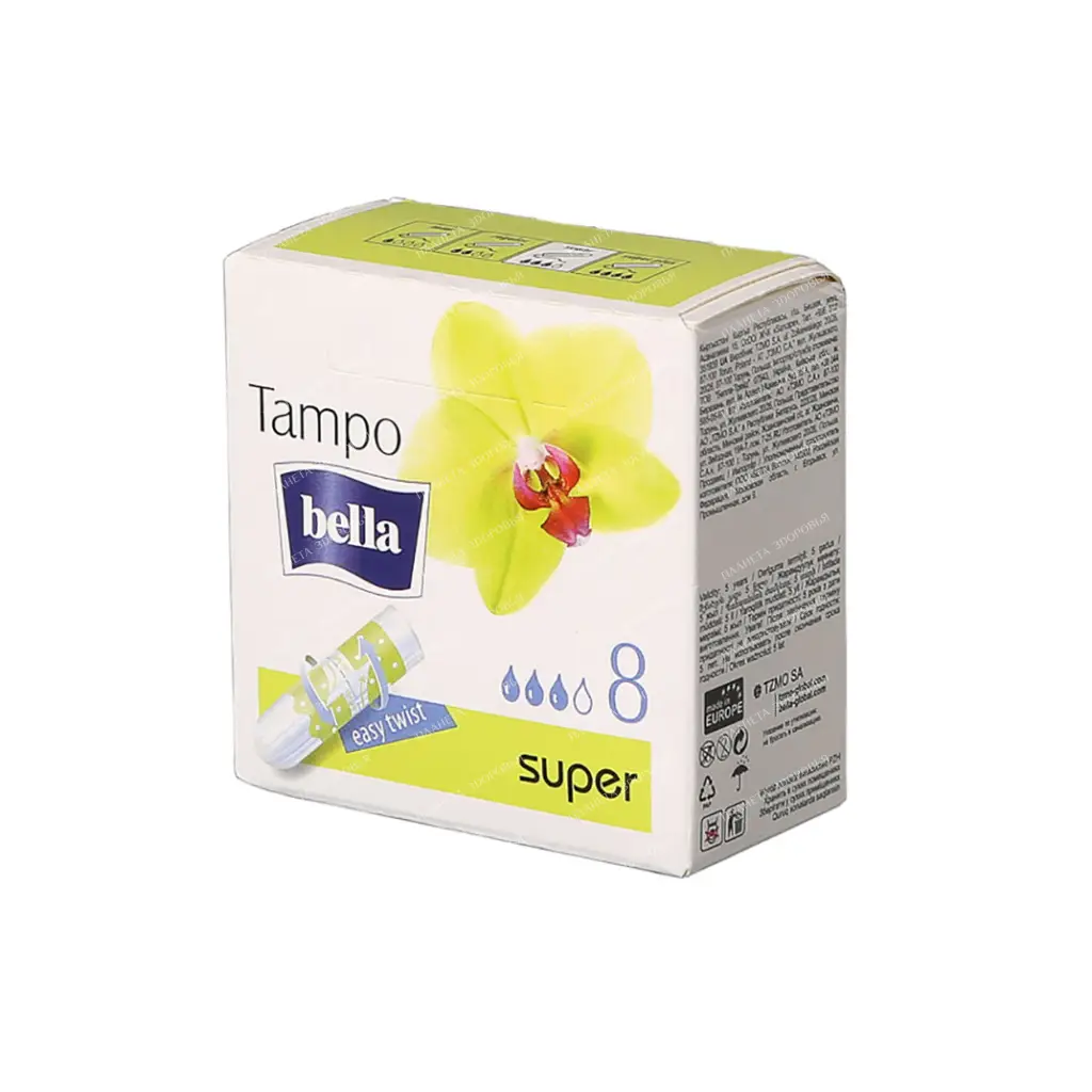 Bella Tampo super Tampons for women without applicator 8 pcs