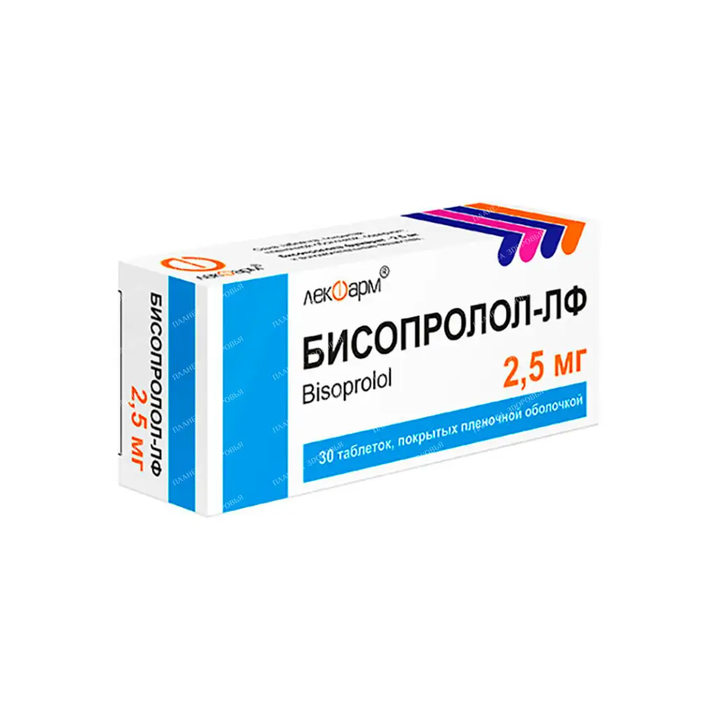 Bisoprolol-LF tab. p/o 2.5 mg №10x3