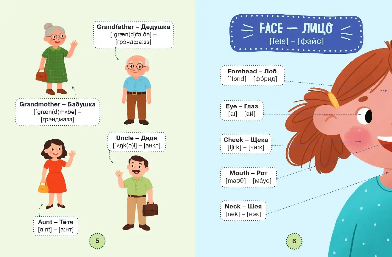 Мой первый год английского. Словарик в картинках фото книги 5