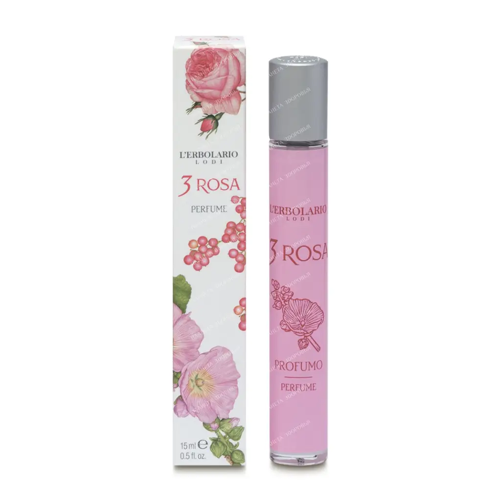 L'Erbolario "3 ROSES" Eau de Parfum, 15 ml