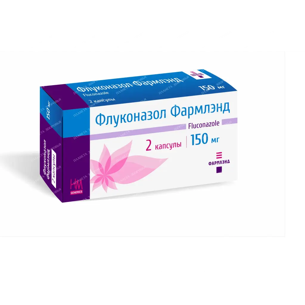 Fluconazole Pharmland capsules 150mg №1x2