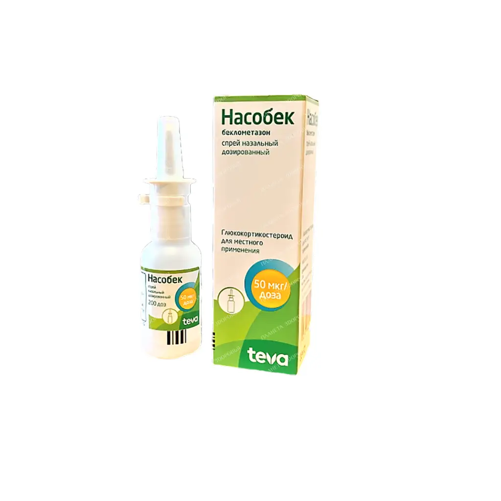 Nasobek nasal spray 50mcg/dose 200 doses №1