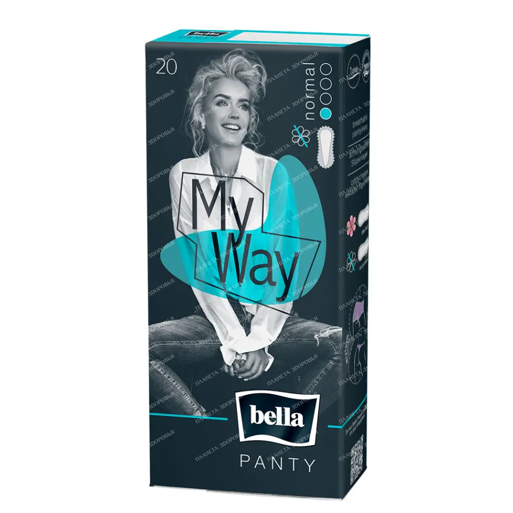 Bella Panty My Way Panty liners ultra-thin sensitive, 20 pcs