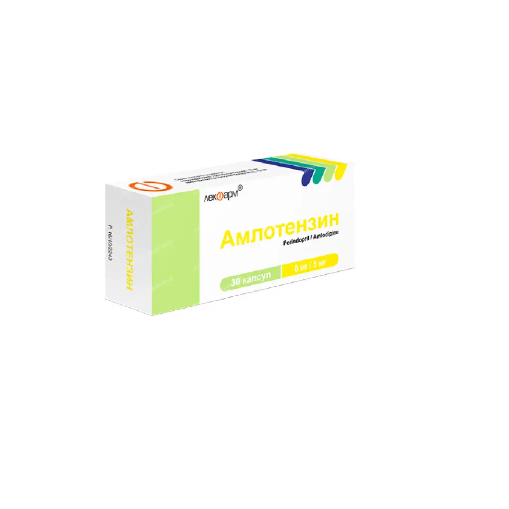 Amlotensin capsules 8mg/5mg №10x3