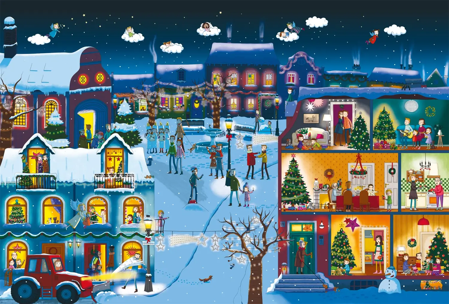 Зимние забавы. Виммельбух фото книги 3