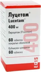 Egis Lucetam, 400 mg, 60 tablets