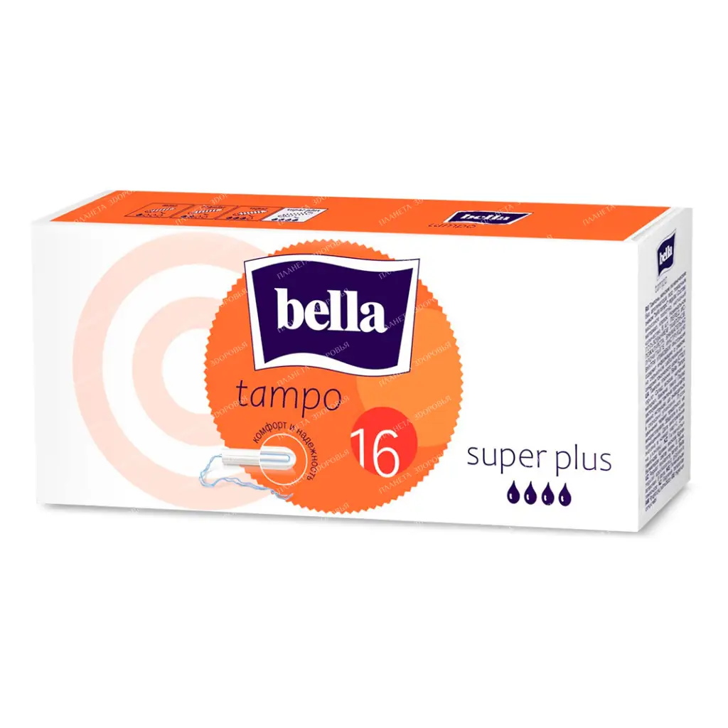 Bella Tampo super plus Tampons for women without applicator 16 pcs