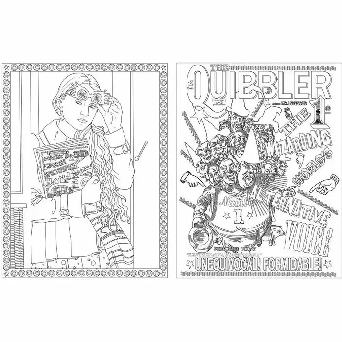 Harry Potter Magical Artefacts Colouring Book фото книги 4