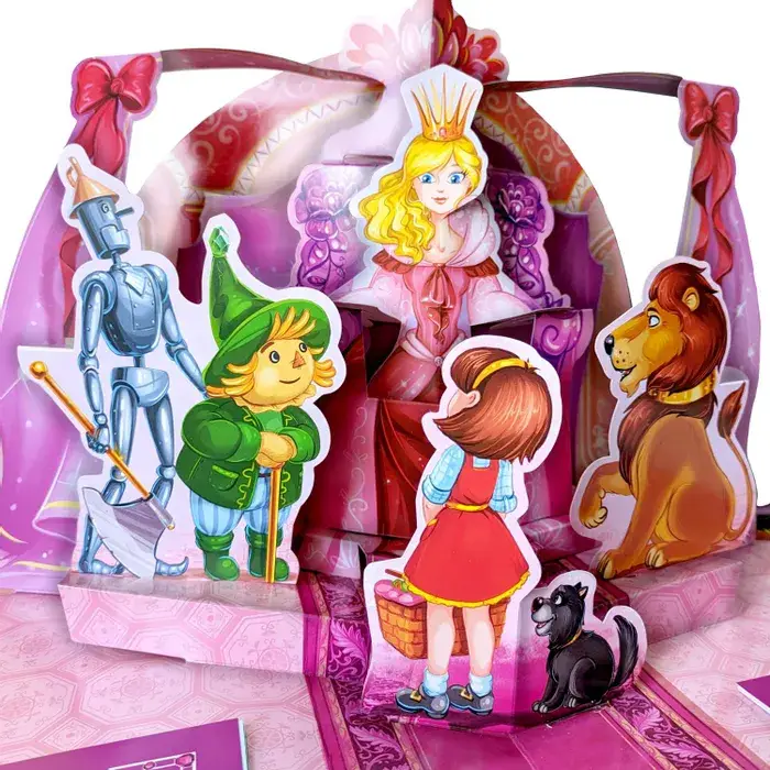 Книга с объемными картинками "Волшебник Изумрудного города" фото книги 3