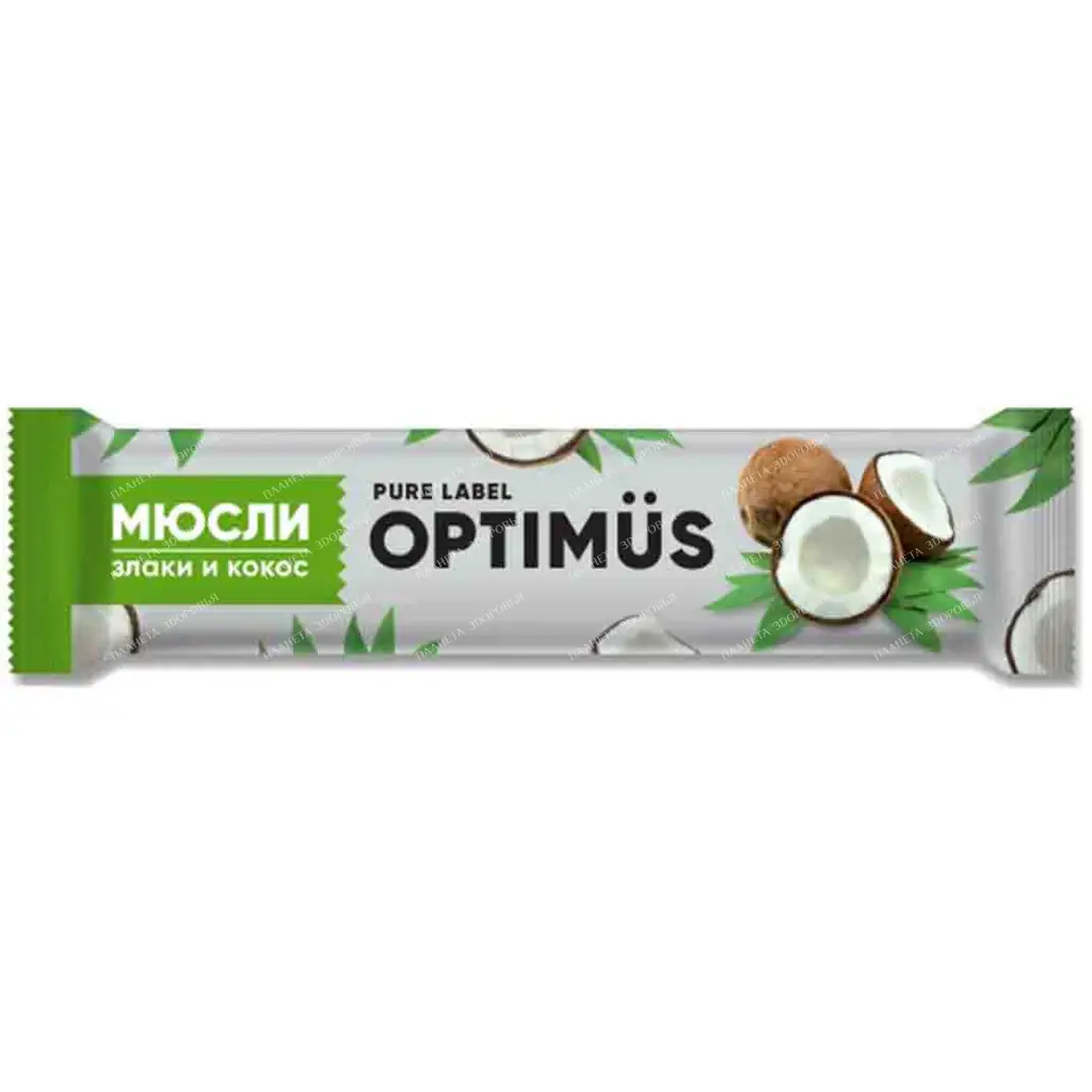 Muesli bar "Optimus" cereals and coconut 25g