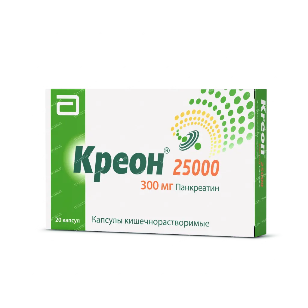 Creon 25000 enteric capsules 300mg №10x2