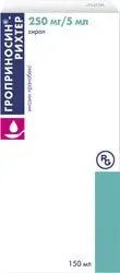 Gedeon Richter Groprinosin-Richter Syrup, 250 mg / 5 ml, 150 ml.