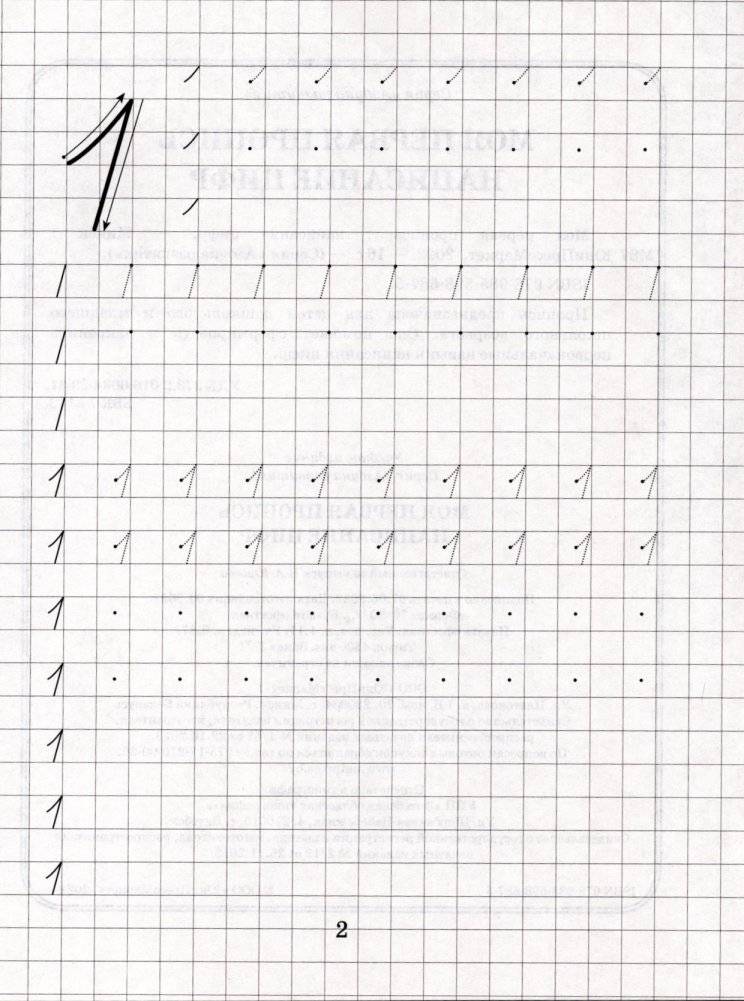 Моя первая пропись. Написание цифр фото книги 2